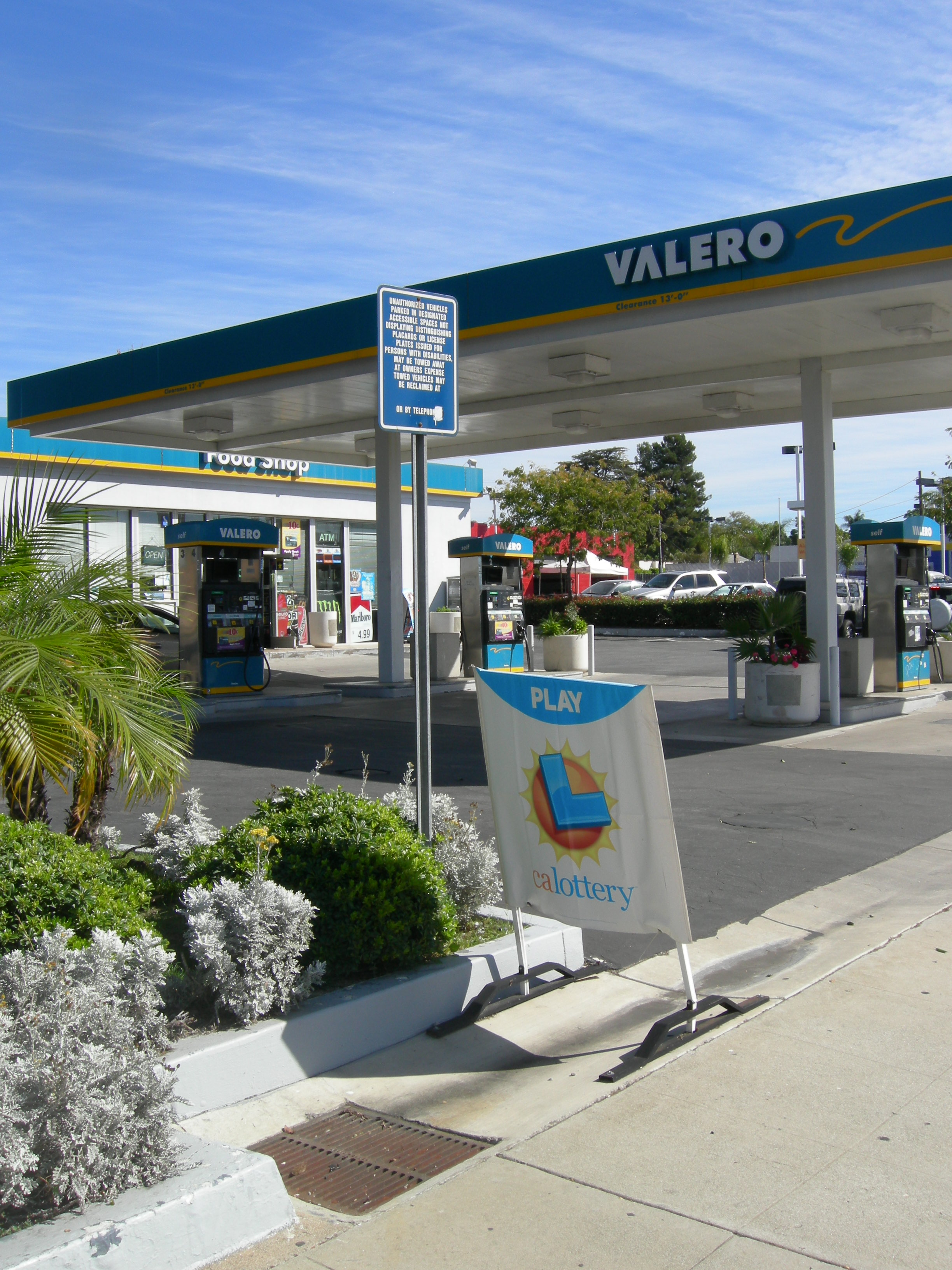 Valero Gas Station With Real Estate Whittier, CA BIZ